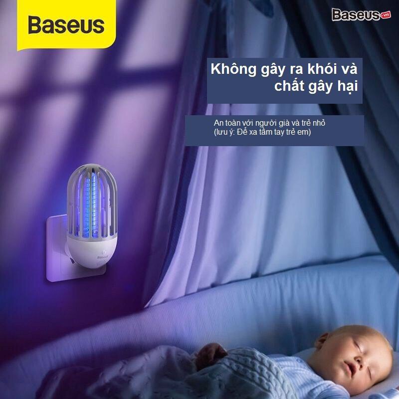 Đèn bắt muỗi thông minh Mosquito Lamp chính hãng Baseus