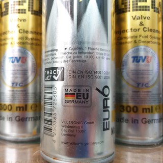 Vệ Sinh Xăng VOLTRONIC G20 VALVE & INJECTOR CLEANER (300ml)