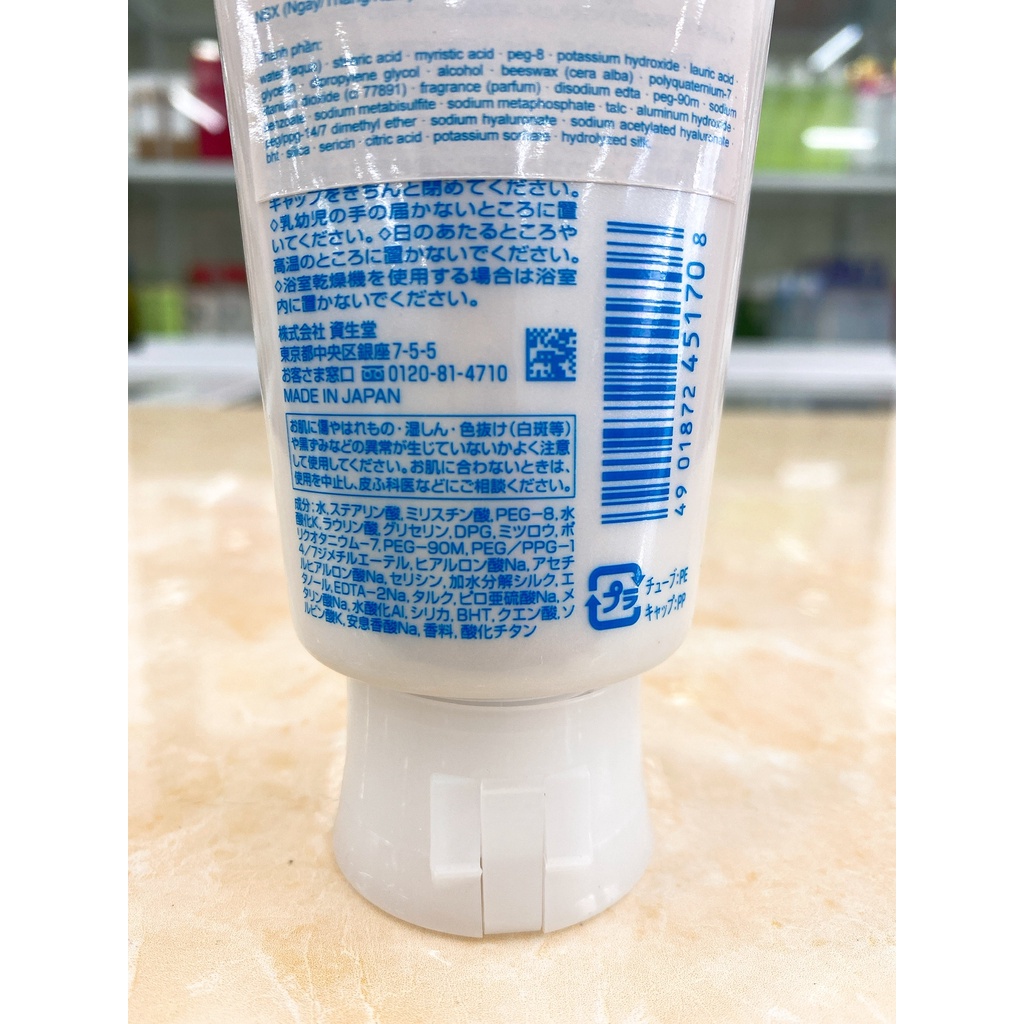 Sữa Rửa Mặt Đất Sét Trắng Senka Perfect White Clay 120g Nhật Bản Mẫu Mới