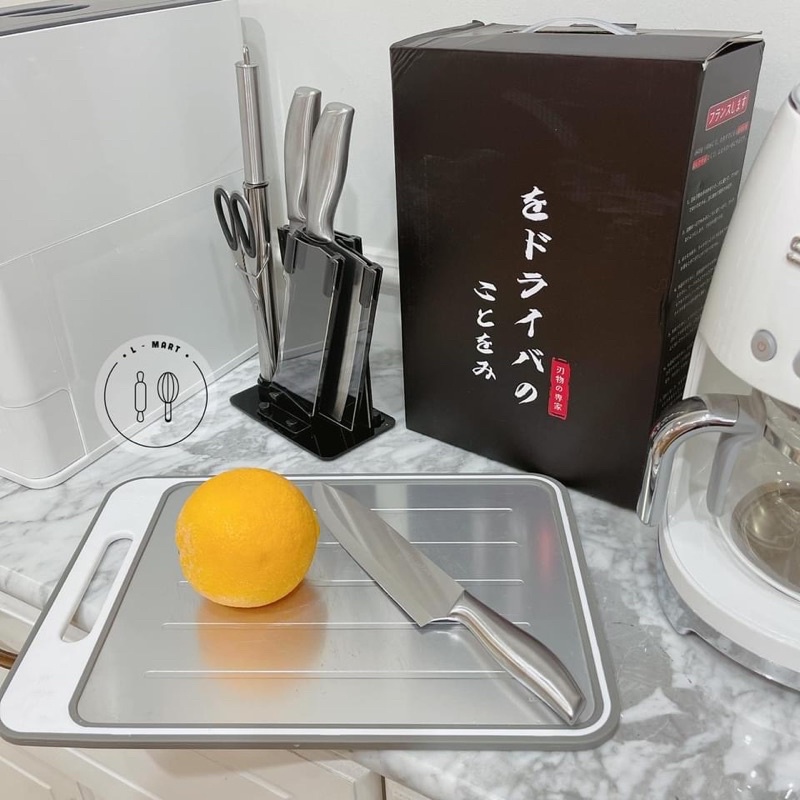 Bộ Dao Thớt 6 món