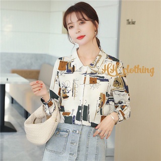 Áo sơ mi Lụa họa tiết Cao cấp