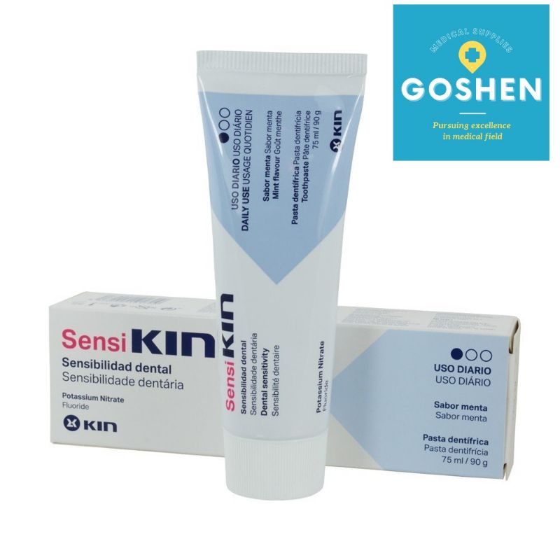 Kem Đánh Răng Sensi KIN Ngăn Ngừa Ê Buốt, Dành Cho Răng Nhạy Cảm 75ml