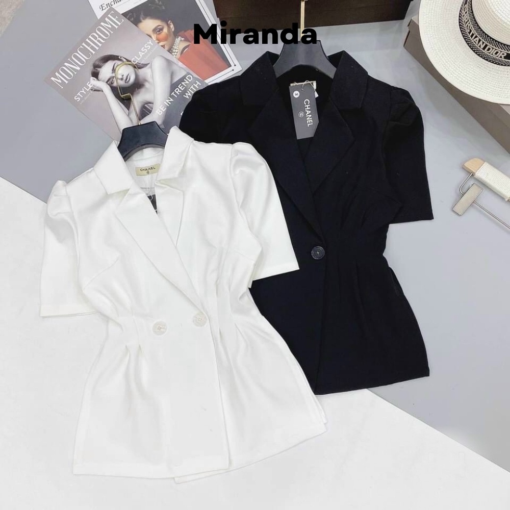 Set áo Blazer chân váy nữ Miranda Bộ đầm Vest nữ Công Sở mix chân váy bí phong cách Hàn Quốc đi làm đi chơi xinh xắn 014 | BigBuy360 - bigbuy360.vn