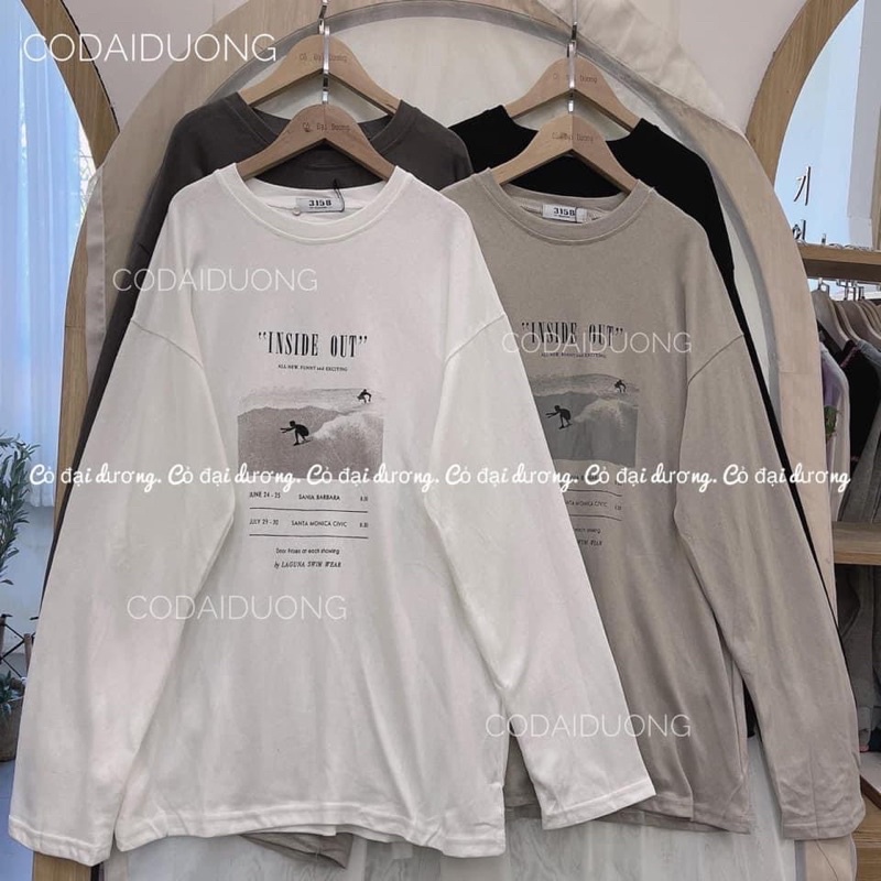 [SIEU SALE] Áo thun dài tay nhiều hình MOOD OUT thu đông ulazzangg