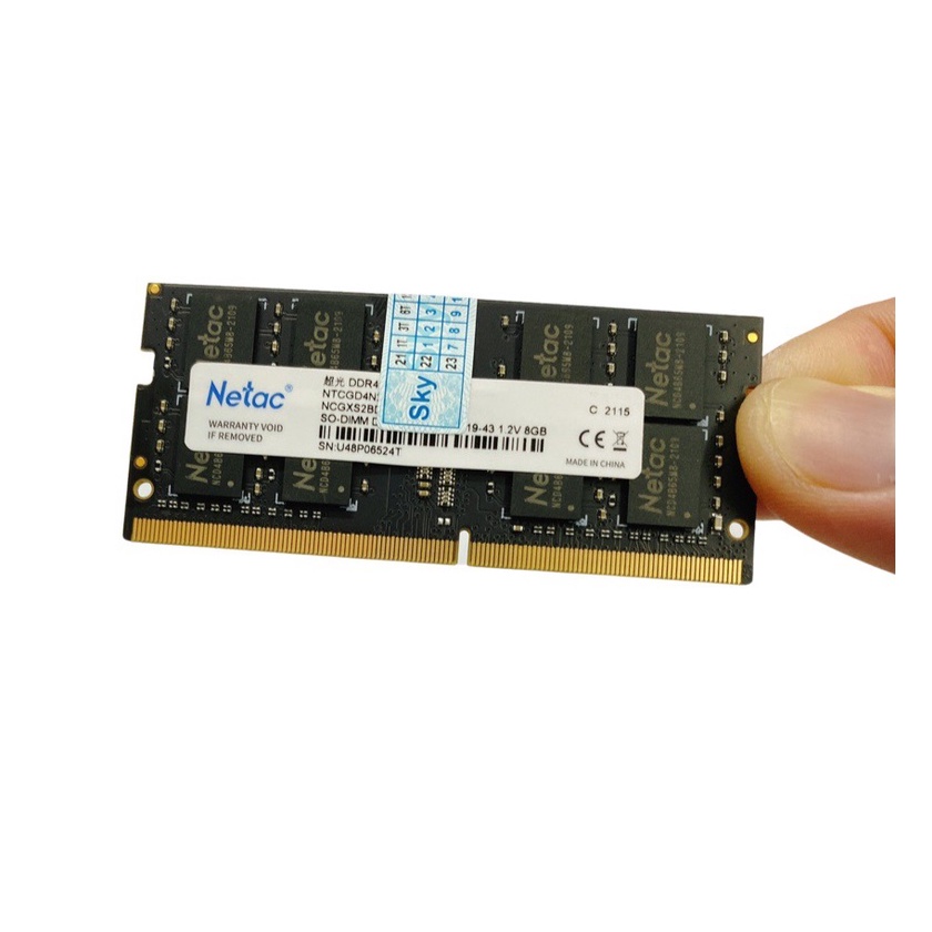 Ram Laptop DDR4 8GB 2133MHz Netac Chính Hãng - Mới Bảo hành 36 Tháng