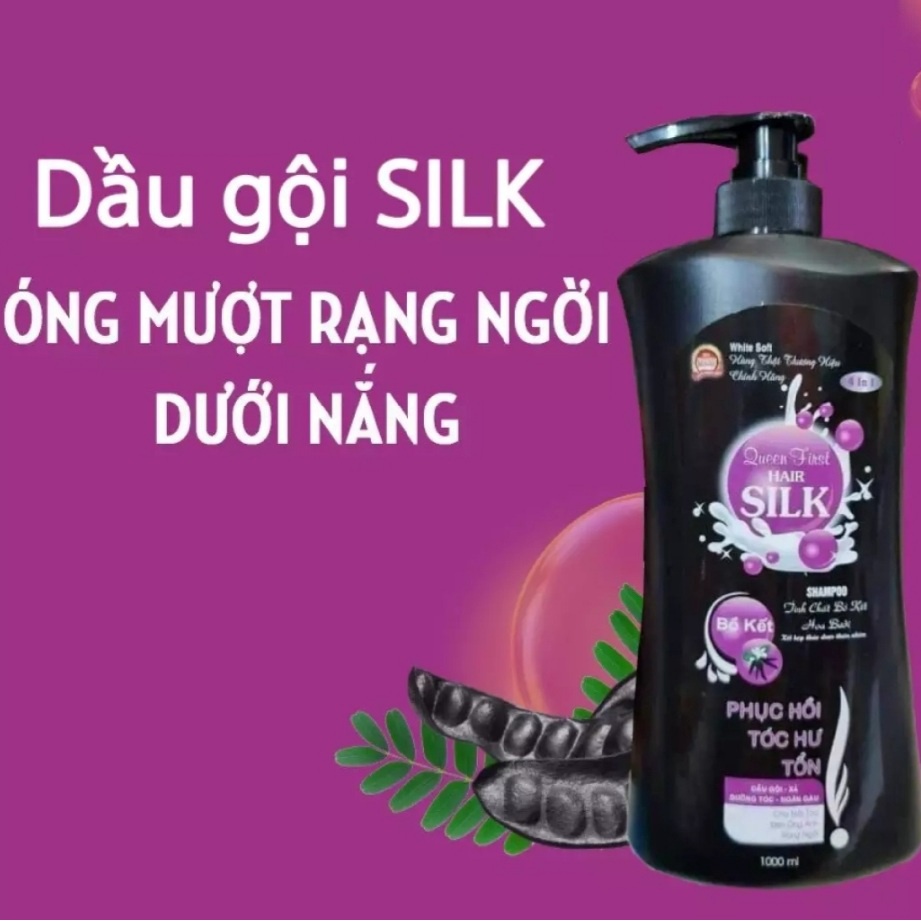 Dầu gội xã bồ kết hoa bưởi Silk 1000ml