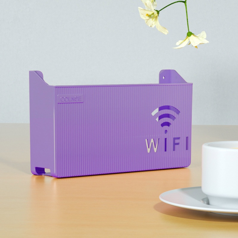 QQ Hộp Đựng Bộ Định Tuyến Wifi Gắn Tường Kèm Dây Cáp Chuyên Dụng Cho Phòng Ngủ/Phòng Khách