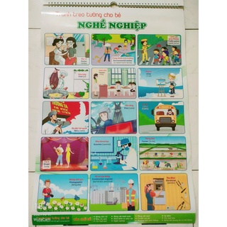 TRANH TREO TƯỜNG 14CHỦ ĐỀ CHO BÉ