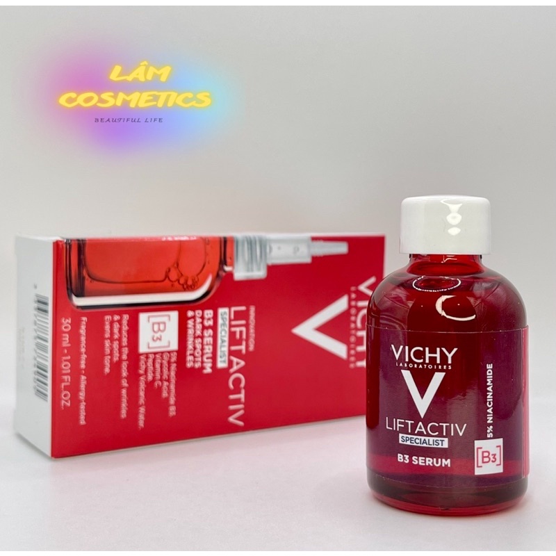 Serum giúp cải thiện & ngăn ngừa thâm nám đốm nâu toàn diện Vichy Liftactiv B3 Dark Spots serum 30ml