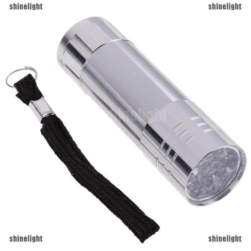 Đèn pin LED tia cực tím 9 bóng