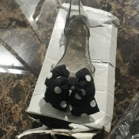 Giày nhựa nơ chấm bi