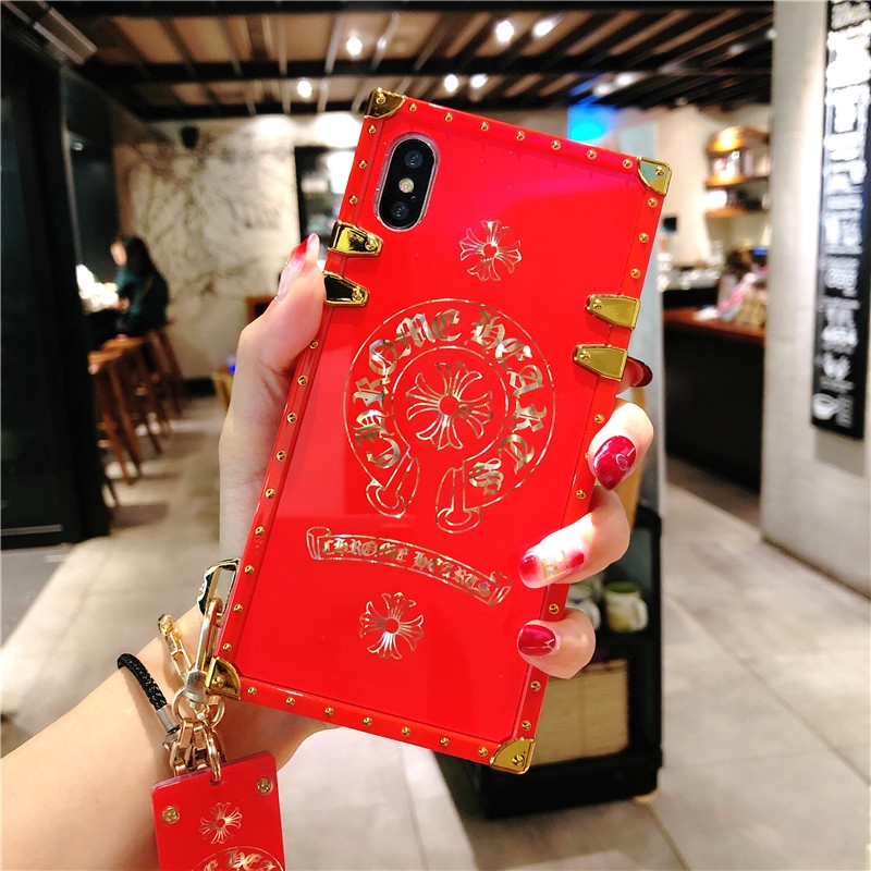 Ốp điện thoại kèm dây đeo thời trang sang trọng cho IPhone 6/6S 6plus/6splus 7/8 7Plus/8Plus X