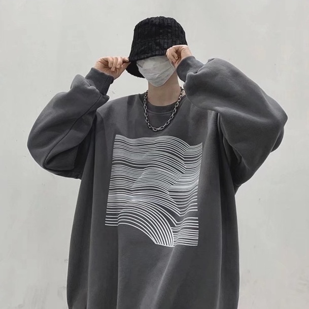 Áo nỉ nam dài tay có mũ thời trang Hàn