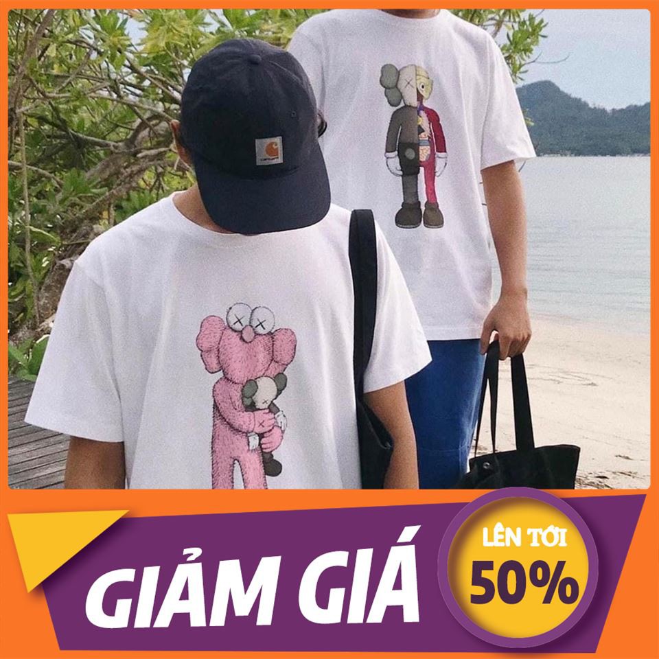 Áo Thun Tay Lỡ KAWS TEE Unisex , áo thun tay lỡ, áo hoddie, quần kaki