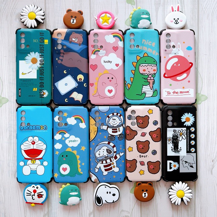 Ốp idm Hàn Quốc kèm pop OPPO A5 - 2020 /A9 -2020/Oppo A54 4G/Oppo A74 4G/A95