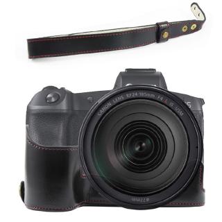 Túi da PU bọc nửa thân máy ảnh Canon EOS R tiện dụng