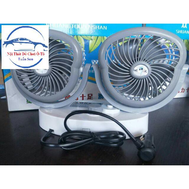quạt đôi 12V cho ô tô