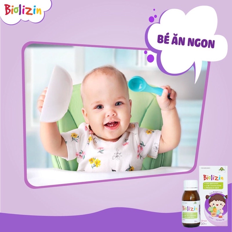 BIOLIZIN – KẼM NGUYÊN TỐ CHUẨN CHÂU ÂU: Kẽm amin, Lysine, Vitamin B6 giúp ăn ngon, hấp thu, tăng cân đều hơn(tây ban nha