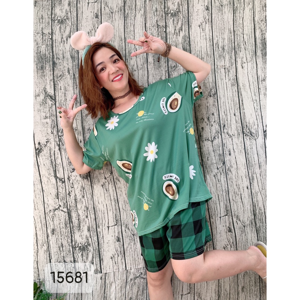 15681 [ 100kg vừa ] Đồ độ đùi BIG SIZE CR quần Caro Bơ - SS.H