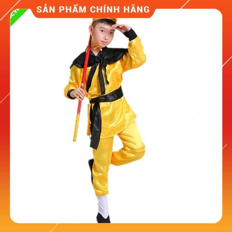 TRANG PHỤC TÔN NGỘ KHÔNG TRẺ EM MÀU VÀNG