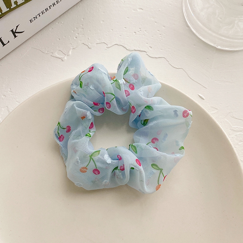 Dây cột tóc họa tiết đáng yêu phong cách Hàn Quốc cho nữ