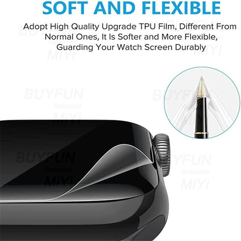 Kính Cường Lực Bảo Vệ Toàn Màn Hình Chống Ánh Sáng Xanh Cho Apple Watch series 7 6 SE 5 4 3 2 38mm 41mm 42mm 40mm 44mm 45mm