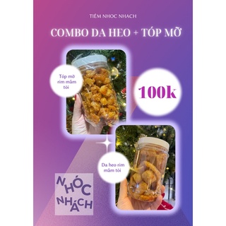 Combo da heo + và tóp mỡ tỏi ớt,thơm ngon đặc biệt, ăn là nghiện