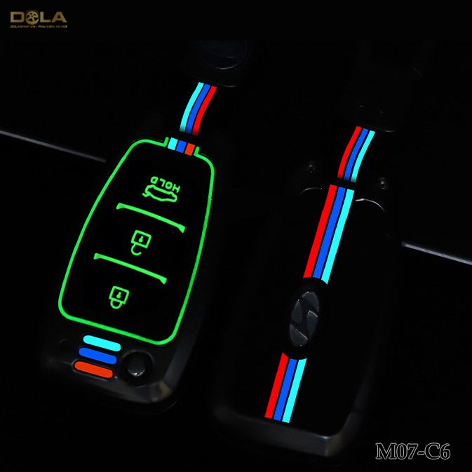 Vỏ ốp khoá xe hơi - Bọc chìa remote ô tô Hyundai Accent MT Bản Thiếu Chìa Gập 2018