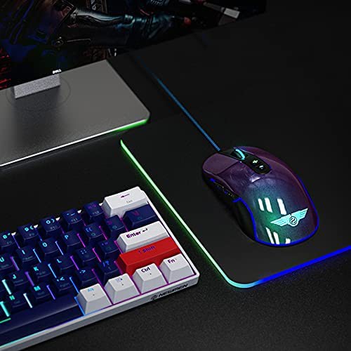 BÀN PHÍM CƠ KHÔNG DÂY ĐA GIAO THỨC Newmen Dual mode GM610, (LED RGB , PBT , BT5.0) Kết nối Bluetooth [Tặng kèm Keycap]