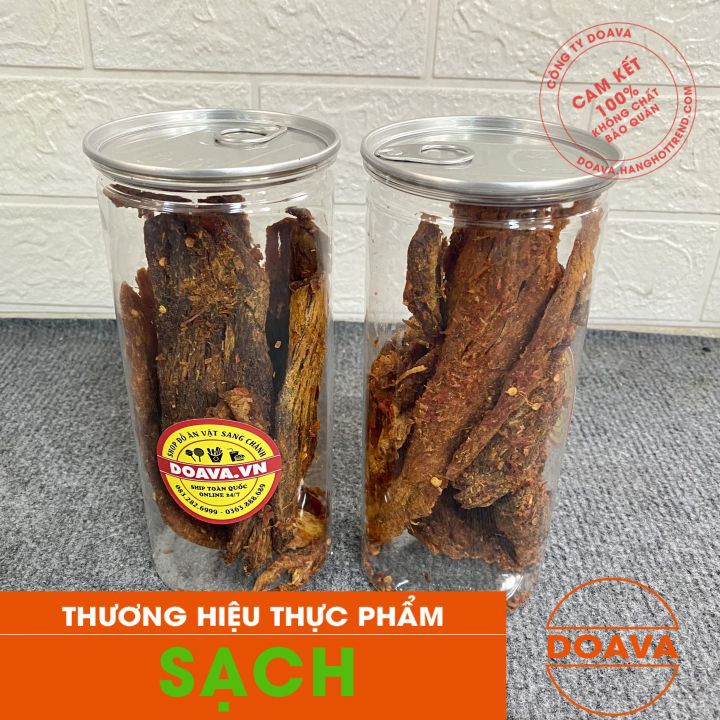 [Handmade]  Khô bò miếng đập dập mềm lá chanh 300gr - Khô Bò Nhà Làm Cực Sạch Và Ngon - DAV002