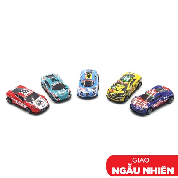 Bộ 5 Xe Mô Hình Kim Loại LC90 (Mẫu Màu Giao Ngẫu Nhiên)