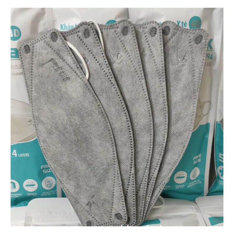 Gói 10 chiếc khẩu trang mask 4 lớp đẹp