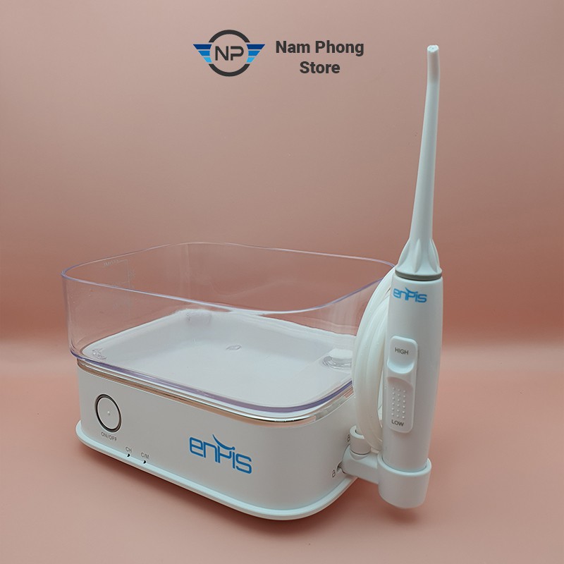 Máy tăm nước SMART IRRI chính hãng ENPIS, để bàn, du lịch, sạc Type-C, bảo hành 12 tháng, Portable Oral Irrigator