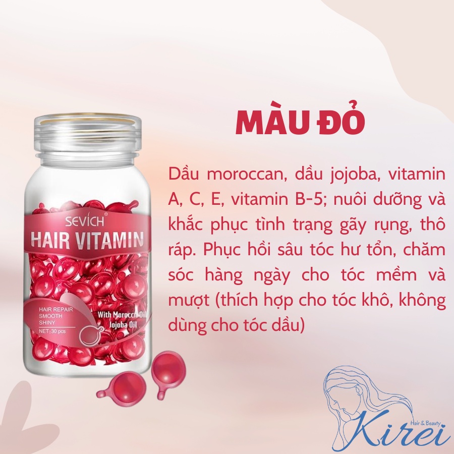 Viên Serum Dưỡng Tóc/Phục Hồi Tóc Hư Tổn Kirei Hair, KireiHair, KIREIHAIR