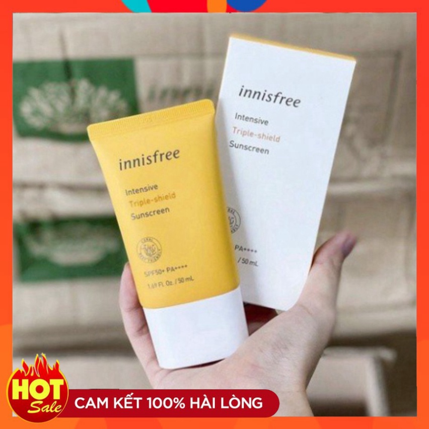 Kem chống nắng lâu trôi làm sáng da innisfree Intensive Triple Care Sunscreen SPF50+ | BigBuy360 - bigbuy360.vn