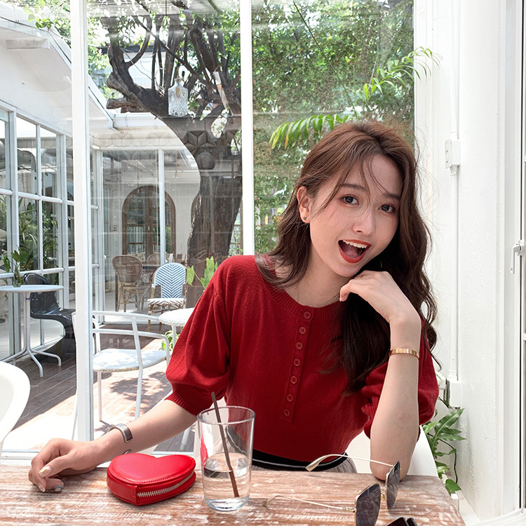 Áo thun IELGY tay ngắn cổ tròn thời trang mùa hè dành cho nữ