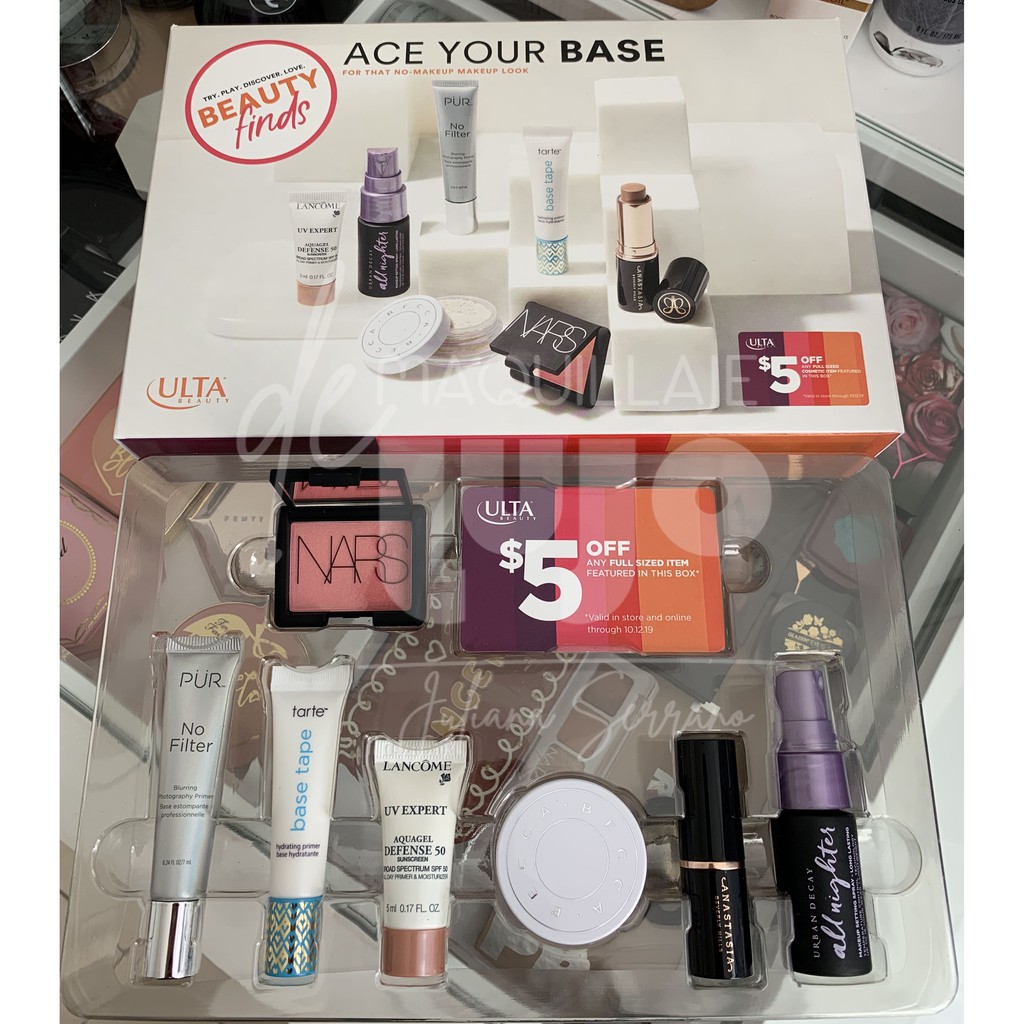 set 7 món mỹ phẩm trang điểm minisize Ace Your Base Ulta