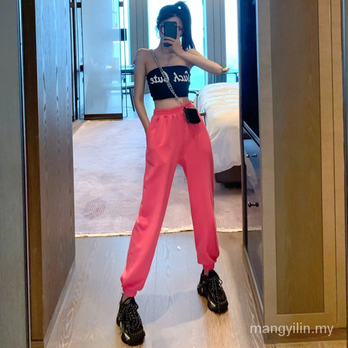 Quần Dài Lưng Cao Dáng Rộng Vải Mỏng Co Giãn 2021 | BigBuy360 - bigbuy360.vn