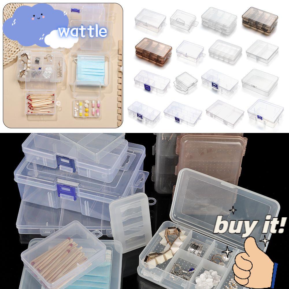 Hộp Đựng Đồ Dùng Câu Cá Hình Vuông Bằng Nhựa Trong Suốt Tiện Dụng