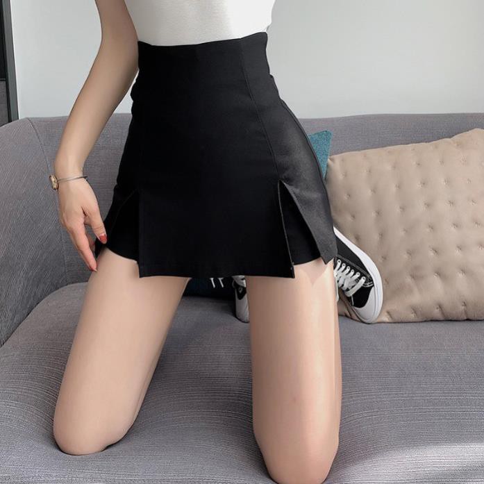 Quần short váy cạp cao, quần váy dáng a cạp liền Q308 | BigBuy360 - bigbuy360.vn