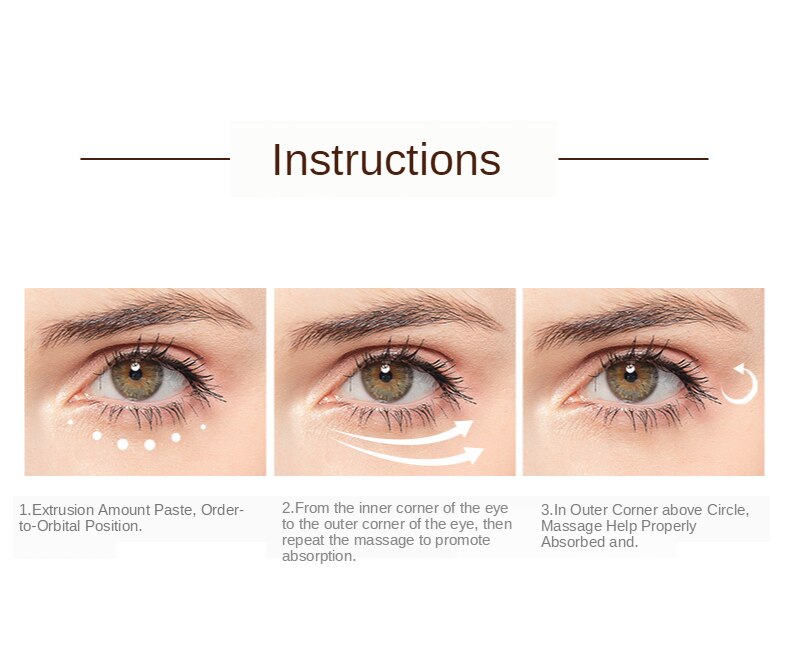 Kem mát xa vùng da mắt JOMTAMX tích hợp đầu mát xa chuyên dụng 20g