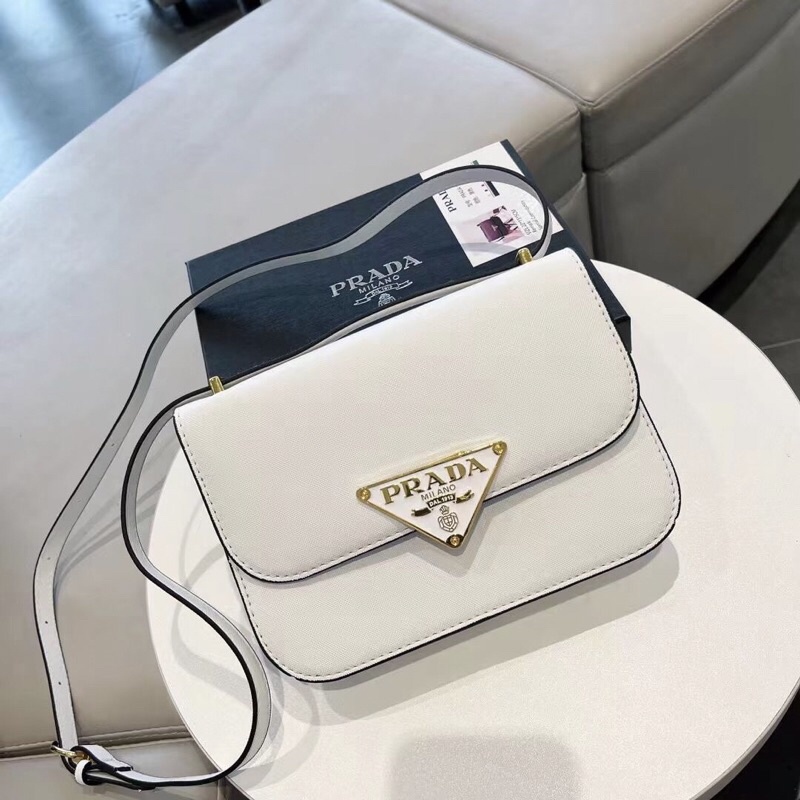 Túi đeo vai đeo chéo Pa Da da hạt khóa kim loại Full Box 1066