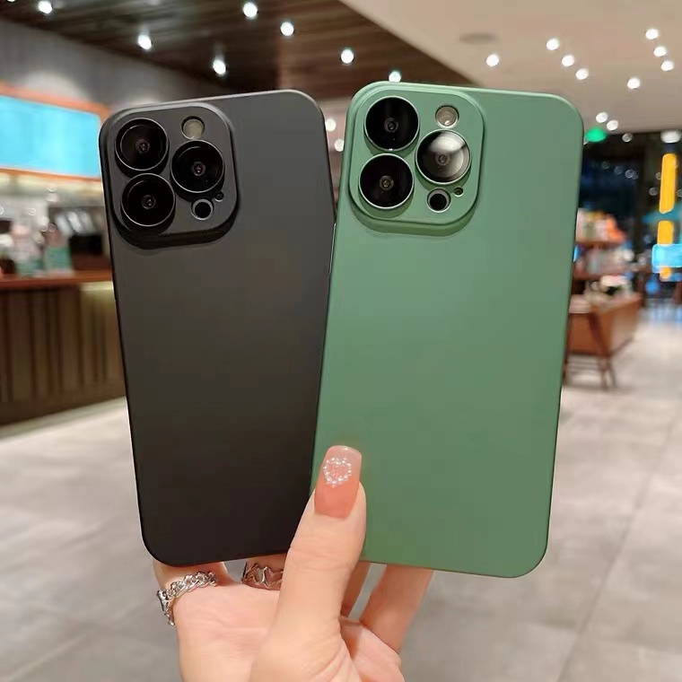 Ốp Điện Thoại PC Cứng Chống Sốc Chống Bụi Có Màng Bảo Vệ Ống Kính Máy Ảnh Cho iPhone 14 Pro Max 13 12 Pro Max