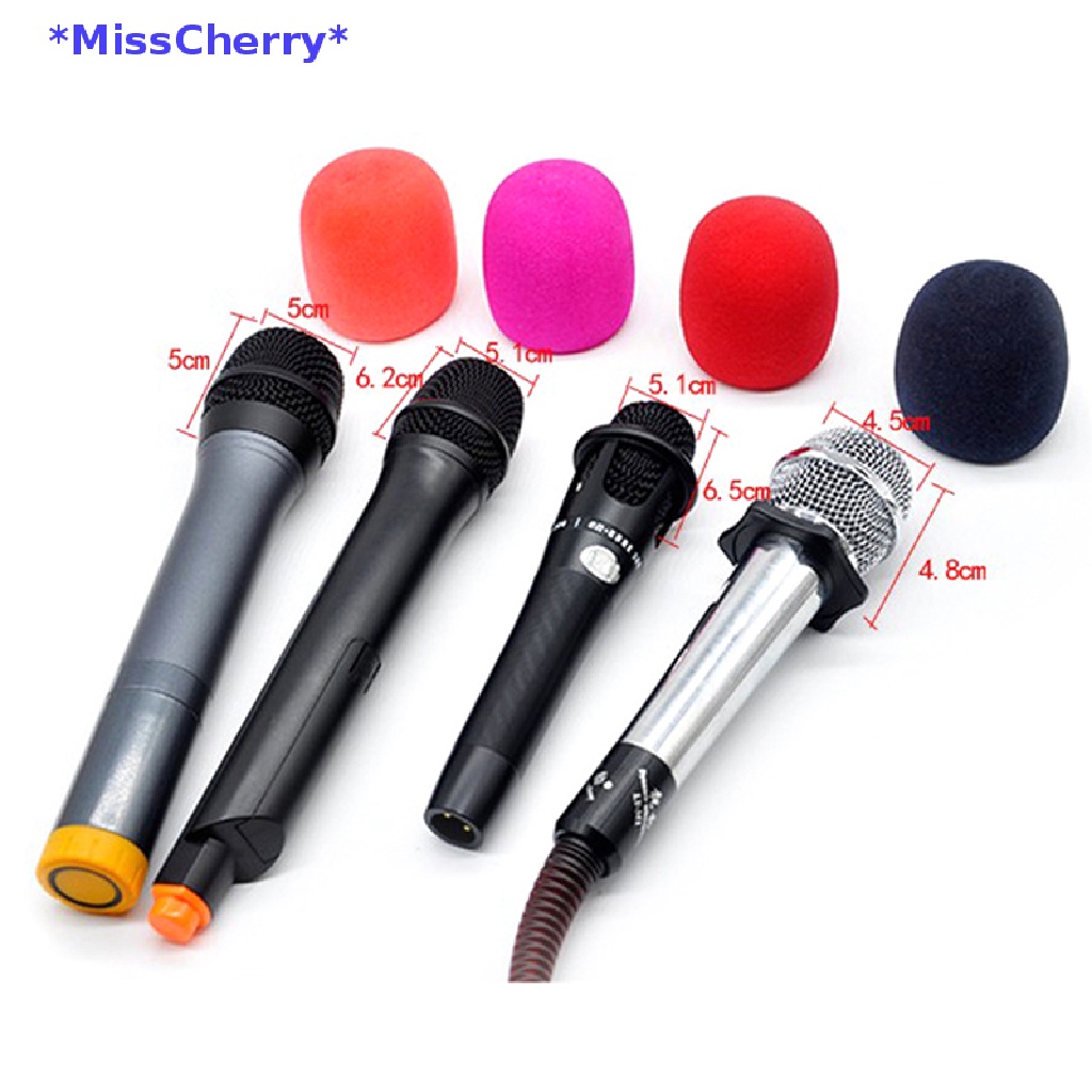 MCHY&gt; 5PC Microphone Headset Grill Windscreen Sponge Foam Cover For Recording Mic new