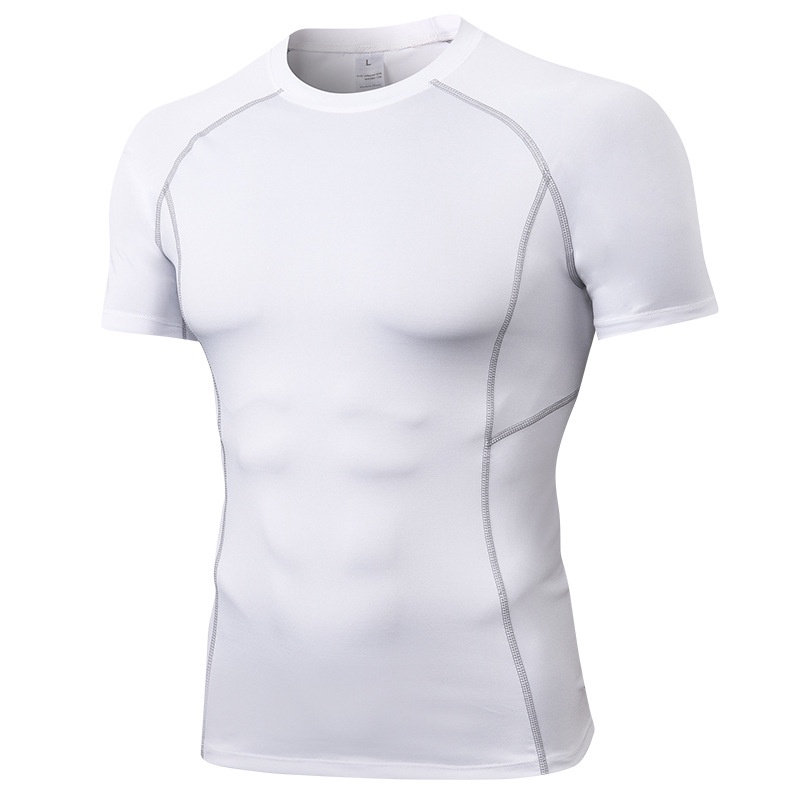 Áo thun tập gym tay ngắn cổ tròn thời trang