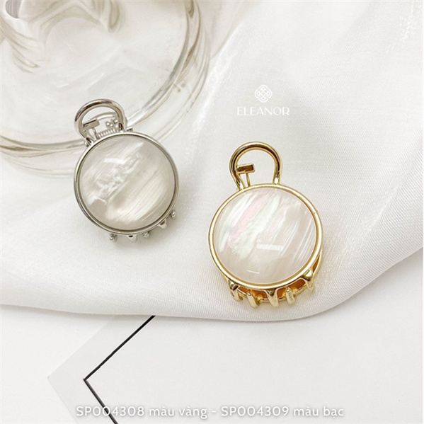 Kẹp tóc nữ mini Eleanor Accessories càng cua hình tròn phụ kiện tóc 4038