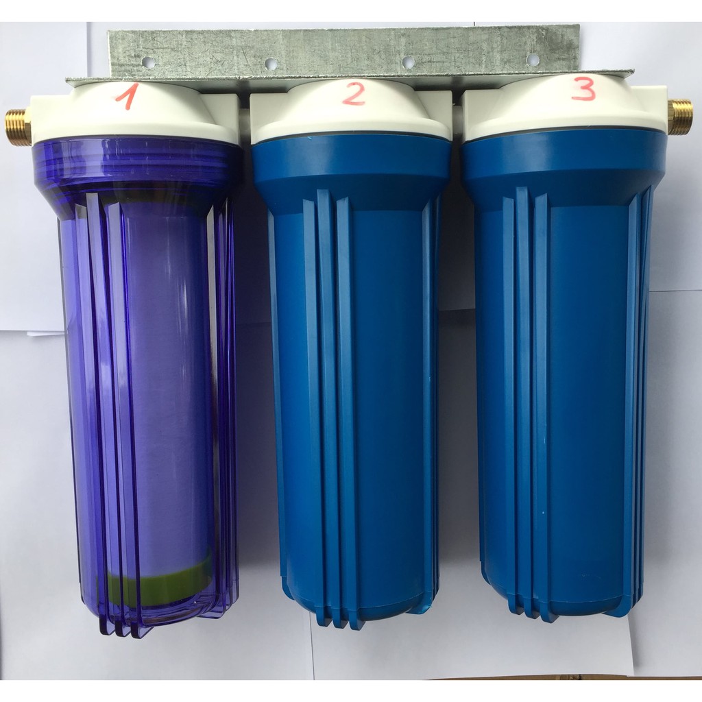Bộ lọc nước sinh hoạt- Lọc thô đầu nguồn 3 cấp ren ngoài 21 | BigBuy360 - bigbuy360.vn