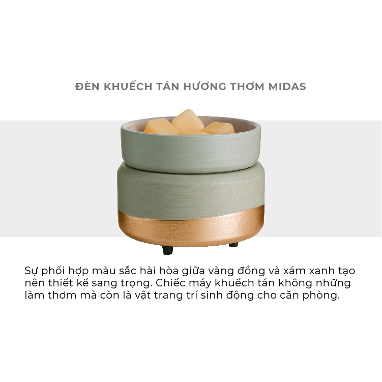 Combo Máy khuếch tán 2in1 & Nến Ly Sáp Đậu Nành Goose Creek 200g