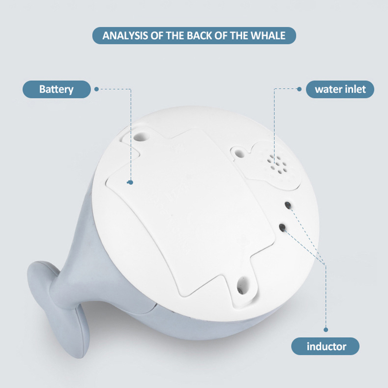 Đồ Chơi Cá Voi Phun Nước Có Đèn Và Nhạc Cho Bé