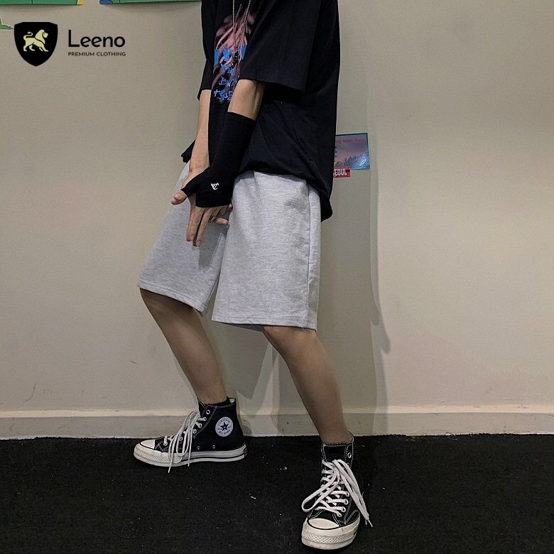 [Mã FAMAYWA giảm 10K đơn 50K] Quần short thun nam nữ, quần đùi trơn Unisex LEENO | BigBuy360 - bigbuy360.vn